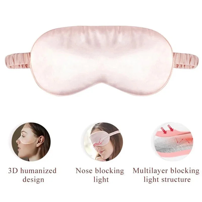 Mulberry Silk Eye Mask β Blackout & Fatigue Relief