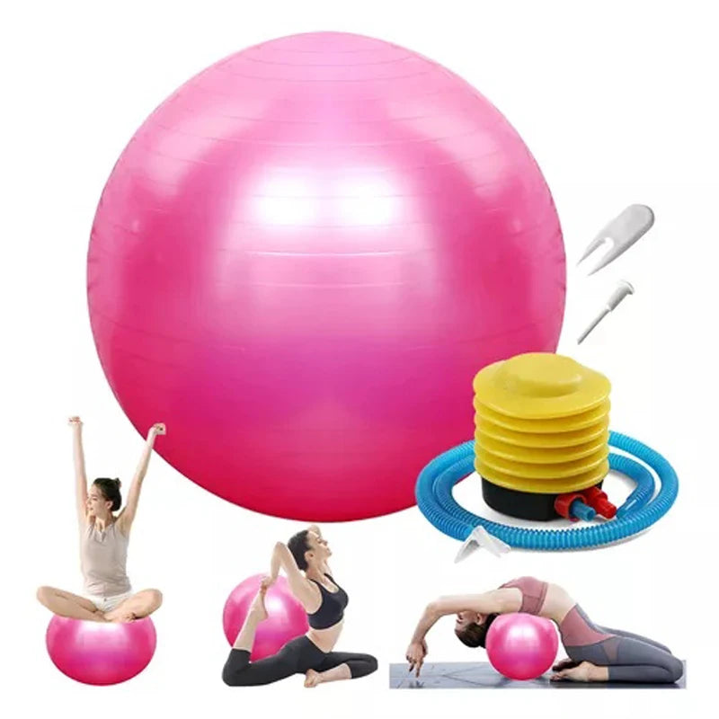 65/75/85cm Yoga Ball – Balance & Fitness for Yoga, Pilates, Pregnancy & Rehabilitation
