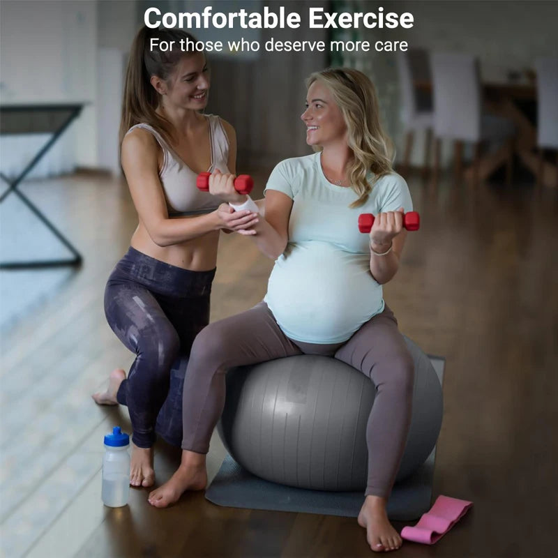 65/75/85cm Yoga Ball – Balance & Fitness for Yoga, Pilates, Pregnancy & Rehabilitation