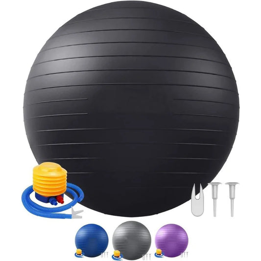 65/75/85cm Yoga Ball – Balance & Fitness for Yoga, Pilates, Pregnancy & Rehabilitation