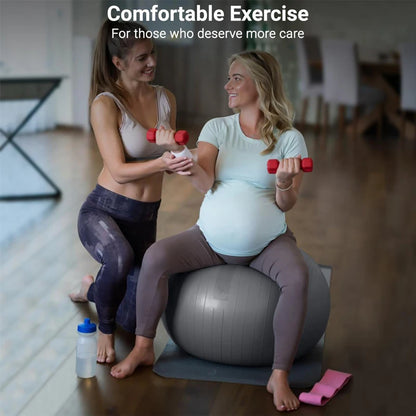 65/75/85cm Yoga Ball – Balance & Fitness for Yoga, Pilates, Pregnancy & Rehabilitation